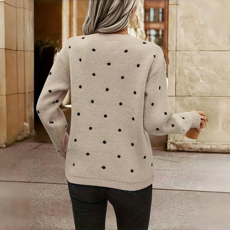 Esmee | Pull à pois classique