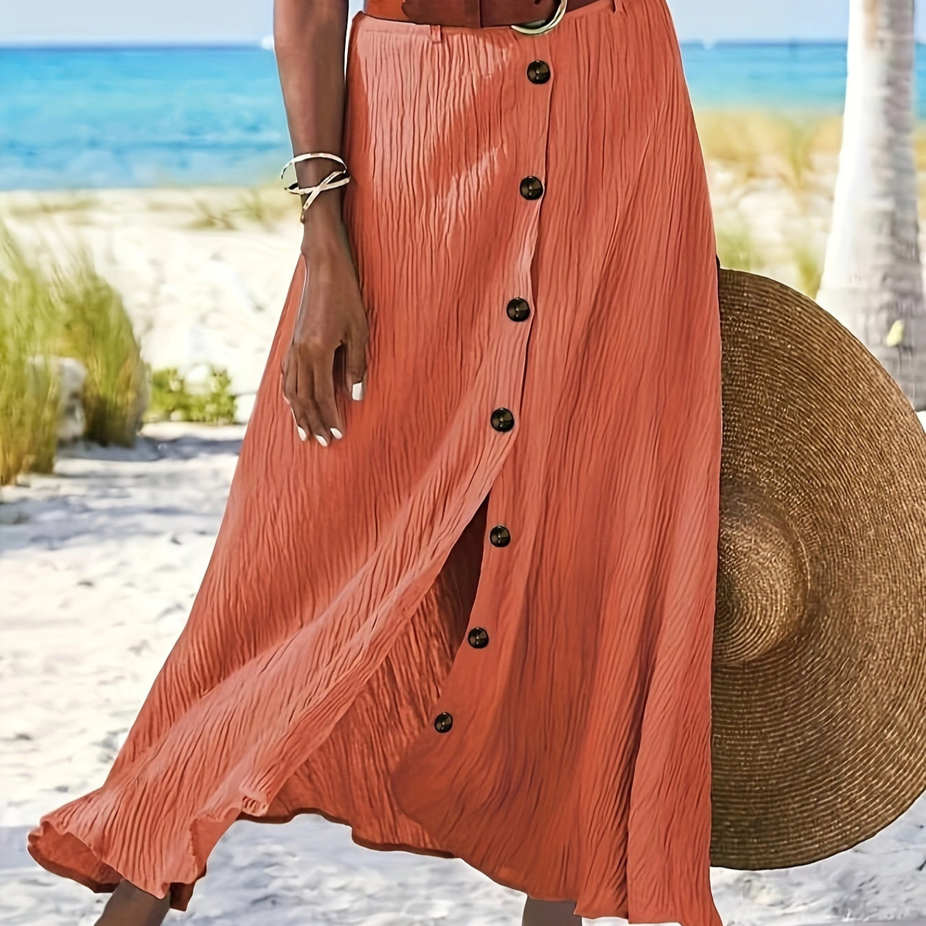 Jupe Boutonnée Légère