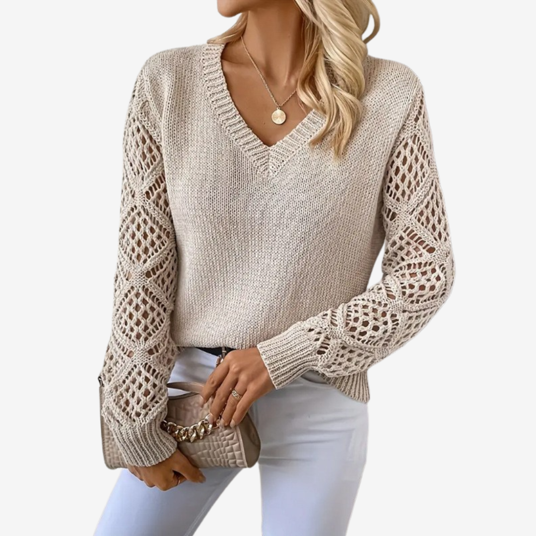 Françoise™ Tricoté avec Dentelle