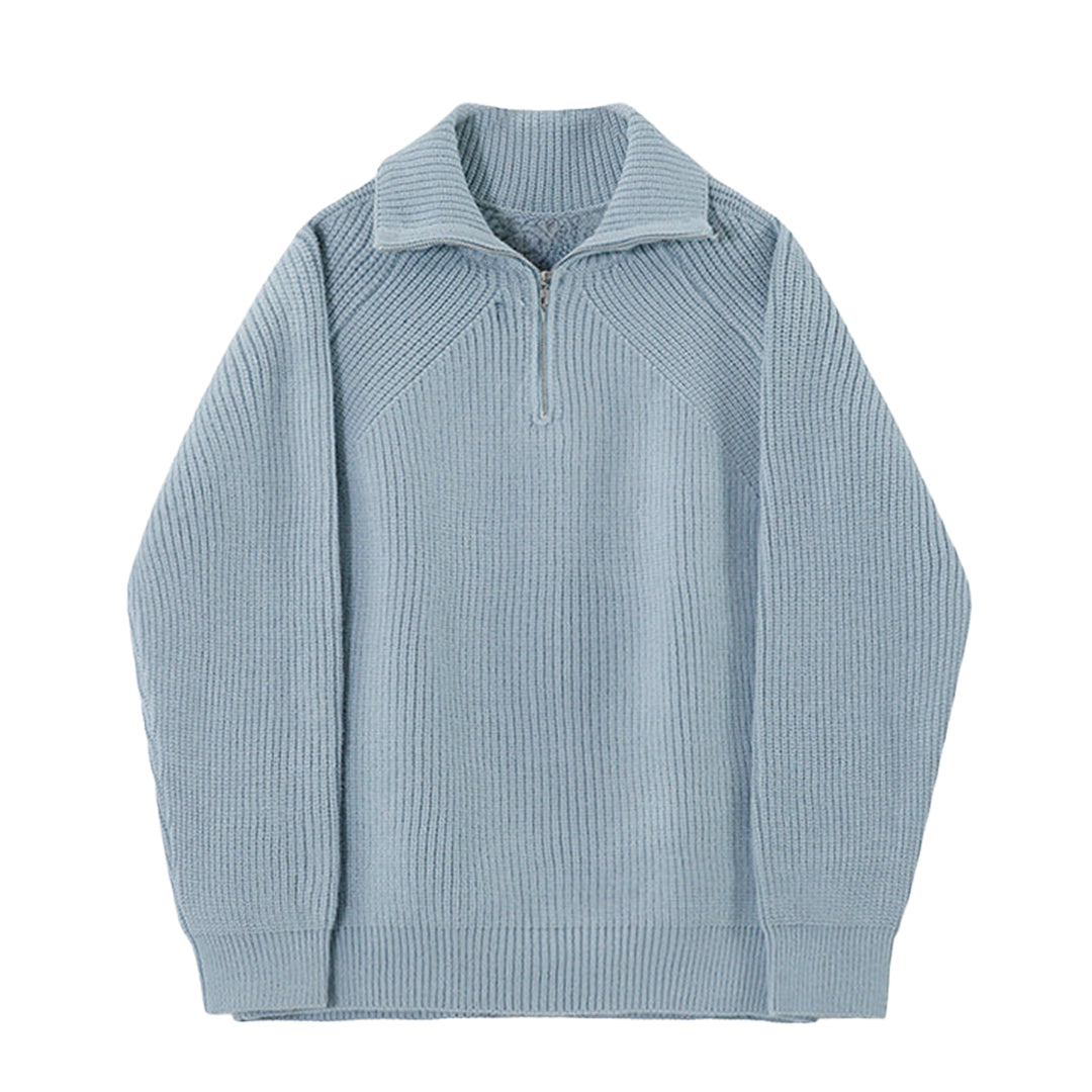 Lenoir™ | Pull à col zippé Azure