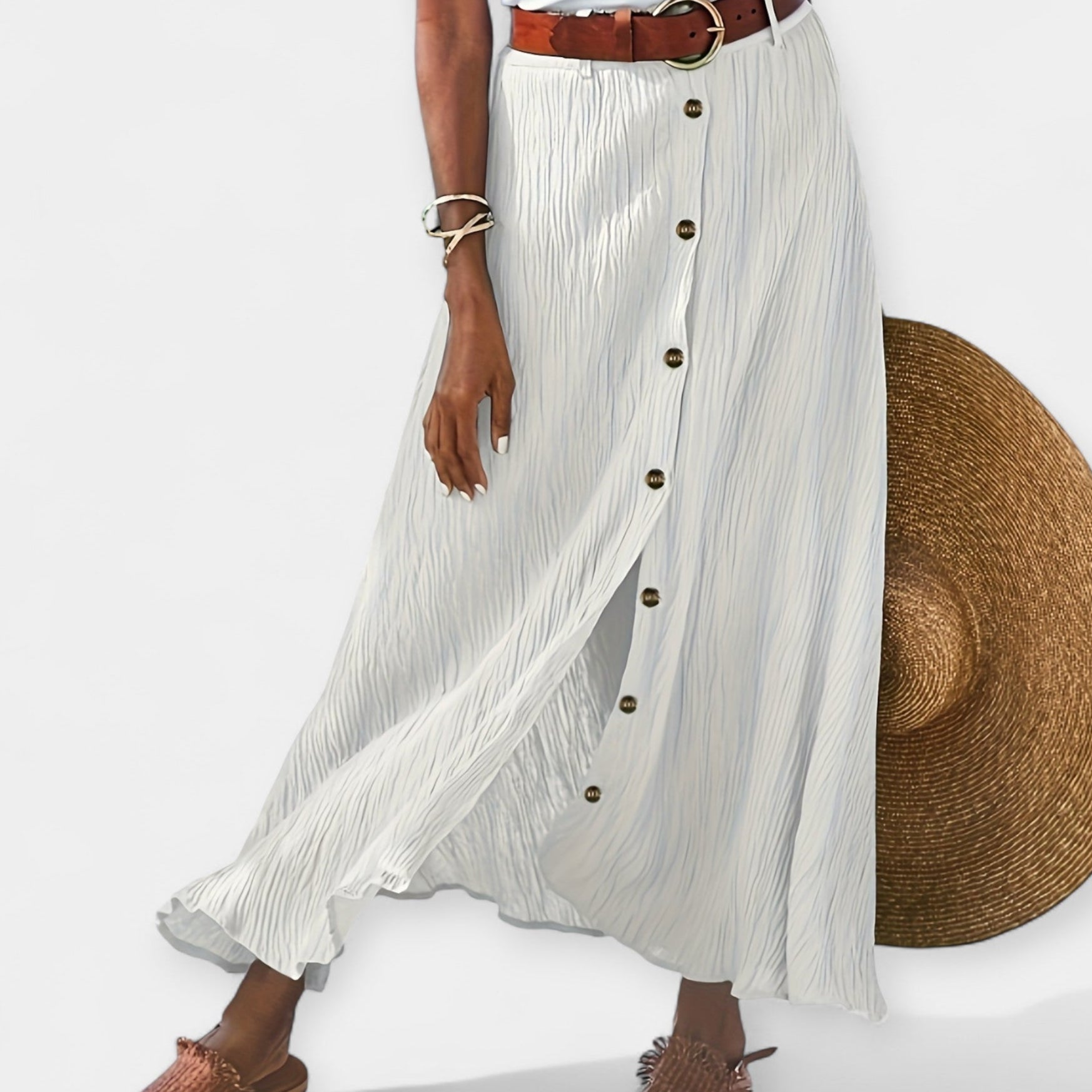 Jupe Boutonnée Légère