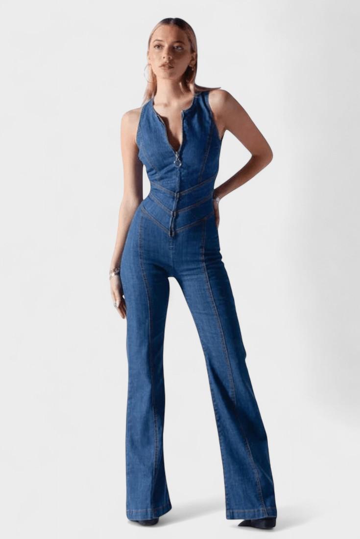 Ditte | Salopette en Denim