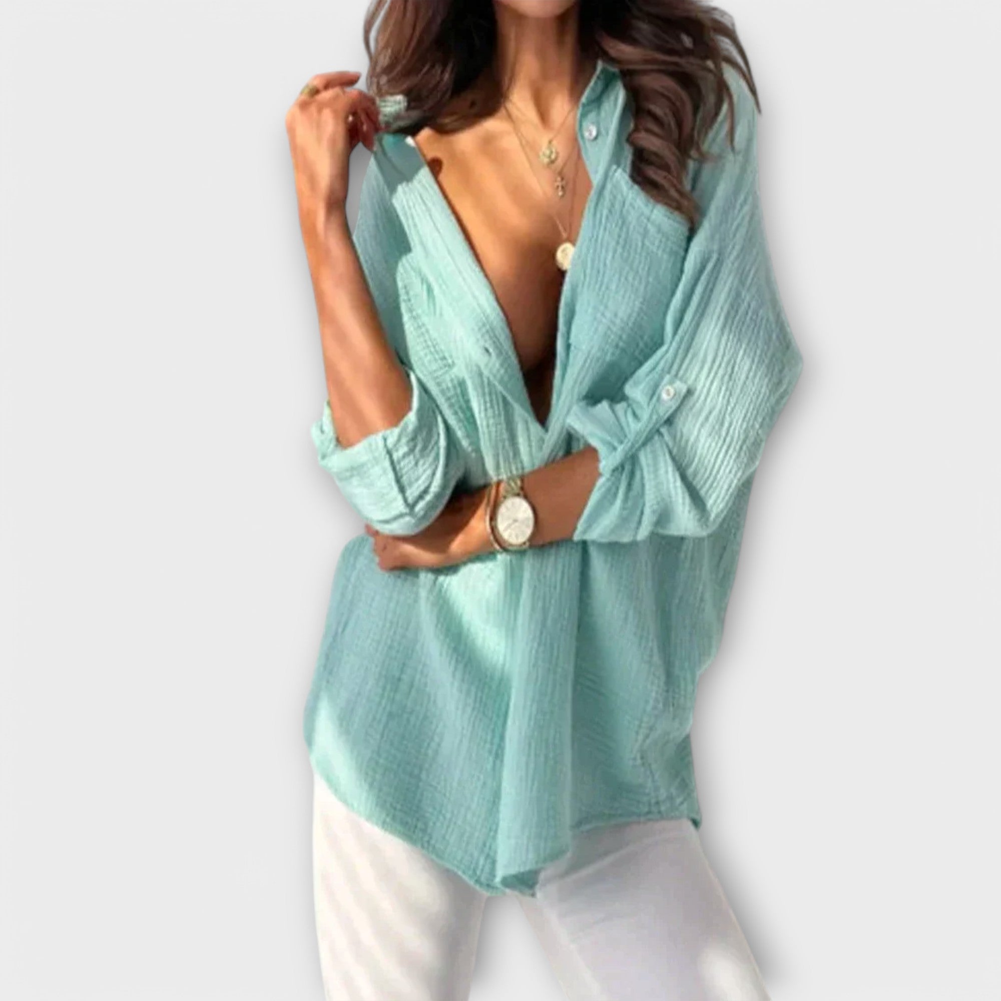 Jessica - Blouse Colorée pour le Printemps et l'Été