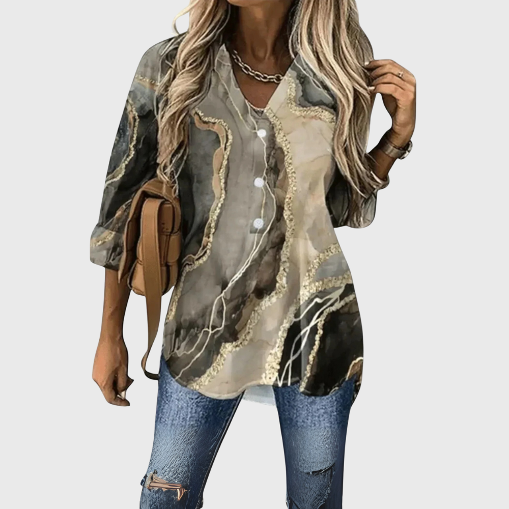 Filine - Élégance et Unicité dans le Blouse Féminine