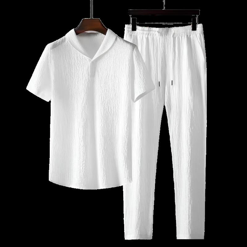 Polo en Coton et Pantalon