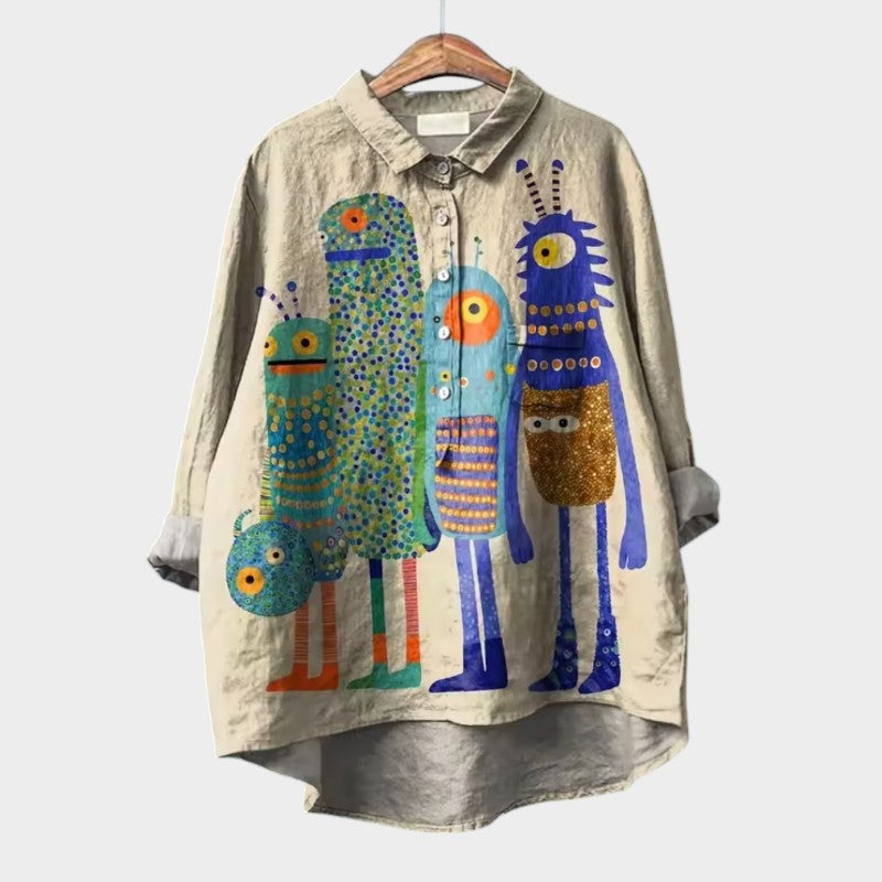 Kamilla | Blouse Premium avec Finition en Dentelle