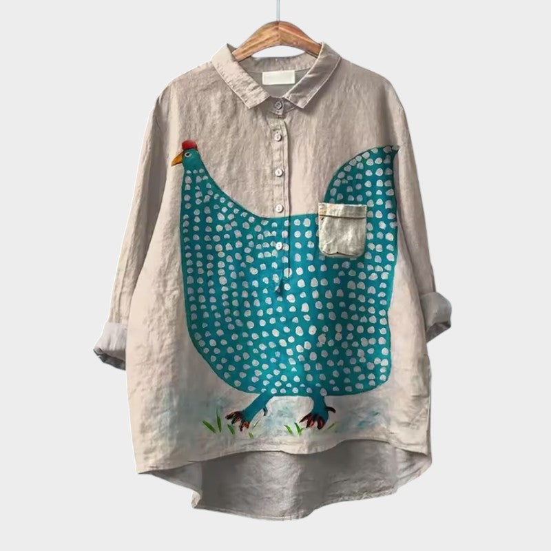 Yvonne | Blouse Premium avec Dentelle