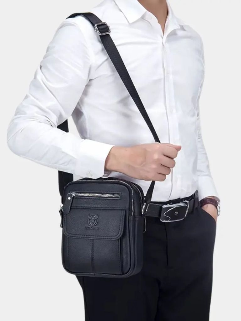 Simon™ | Sac Messenger en Cuir