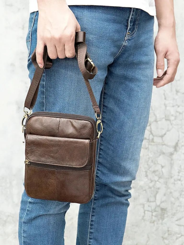 Tobias™ | Sac en Cuir Croisé
