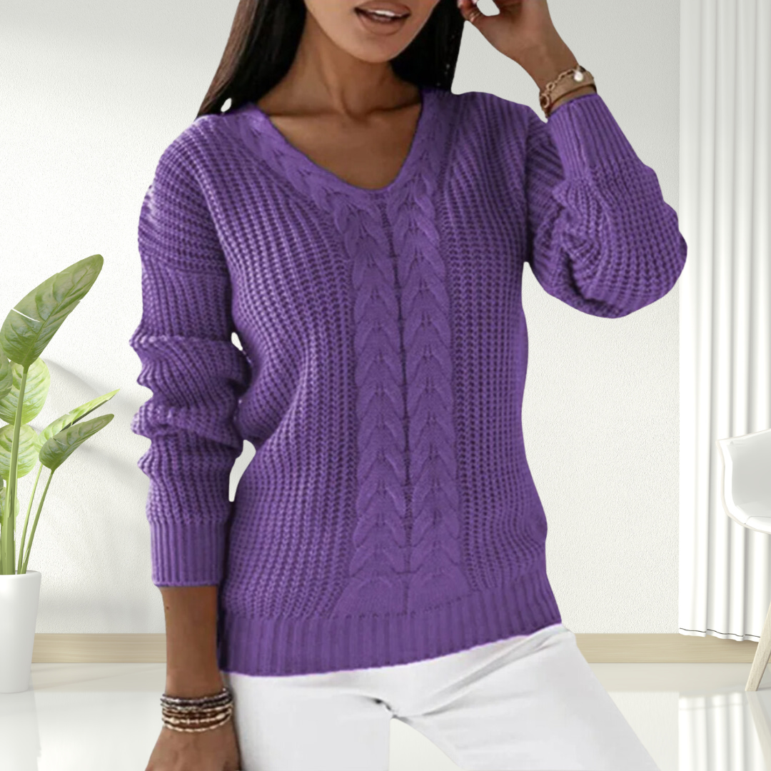 Oriana | Pull V-Neck Confortable