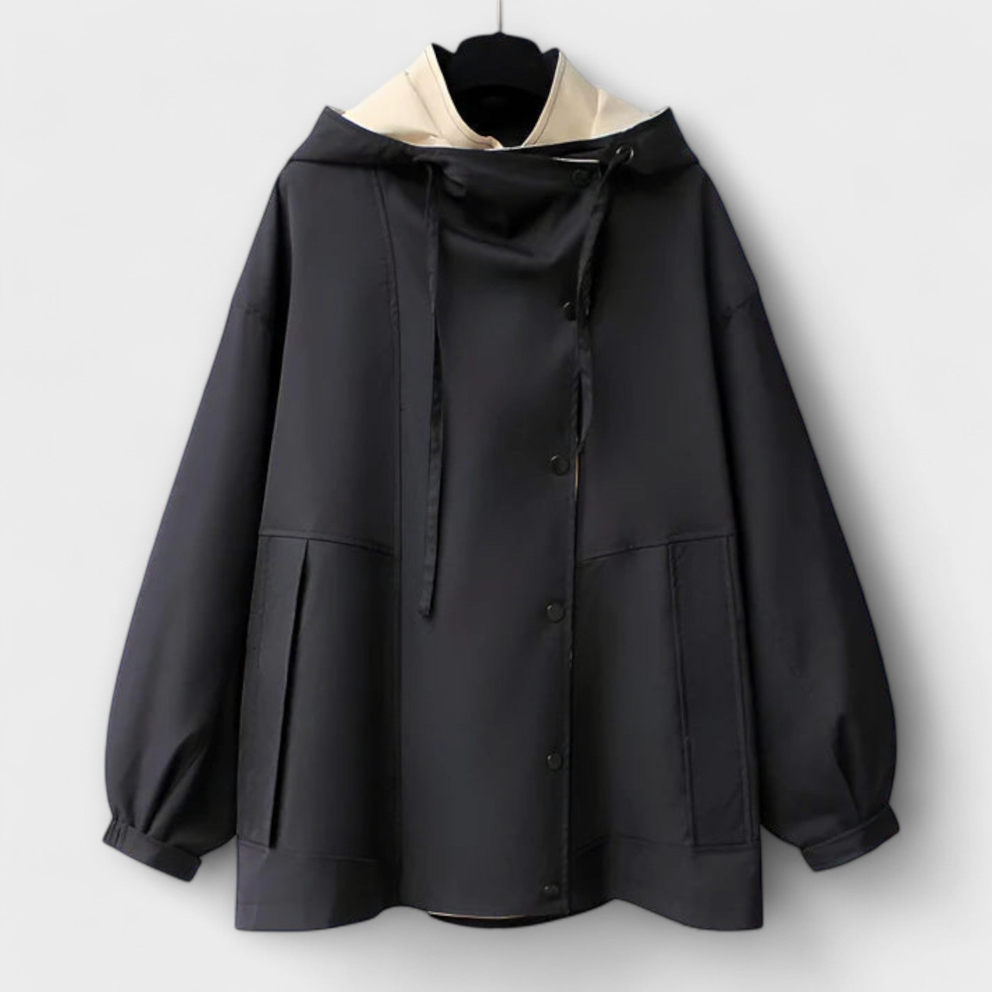 Manteau Trench avec Fonctionnalité Imperméable