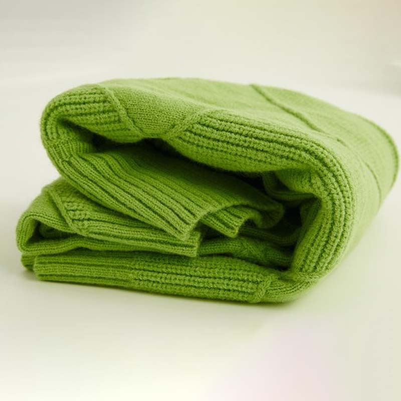 Denise | Pull Tricot à Col Montant Confortable