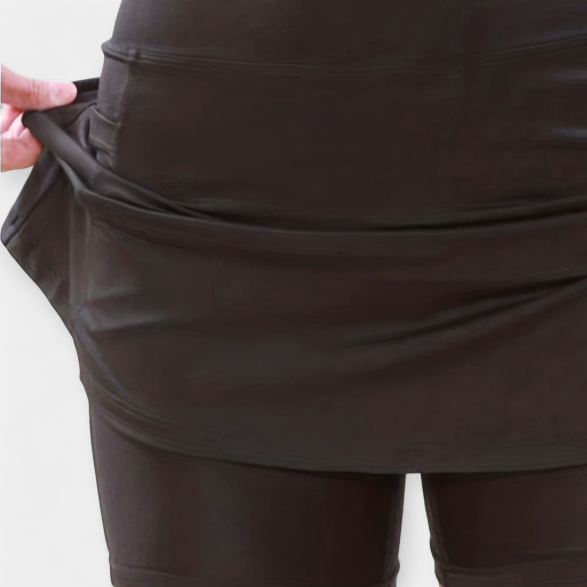 Short-Jupe Taille Haute