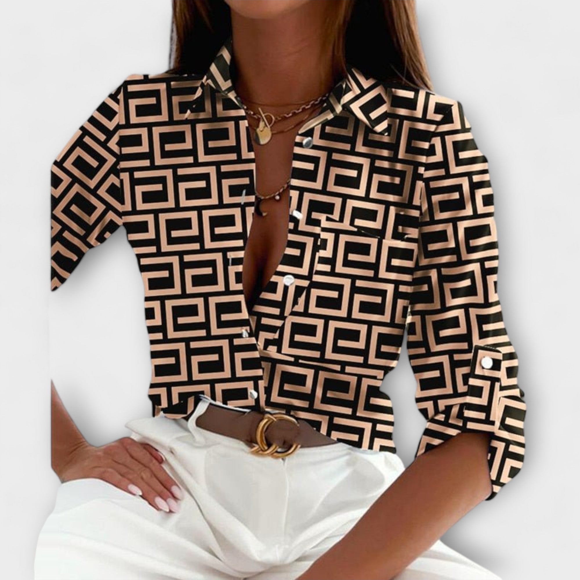 Blouse avec col classique