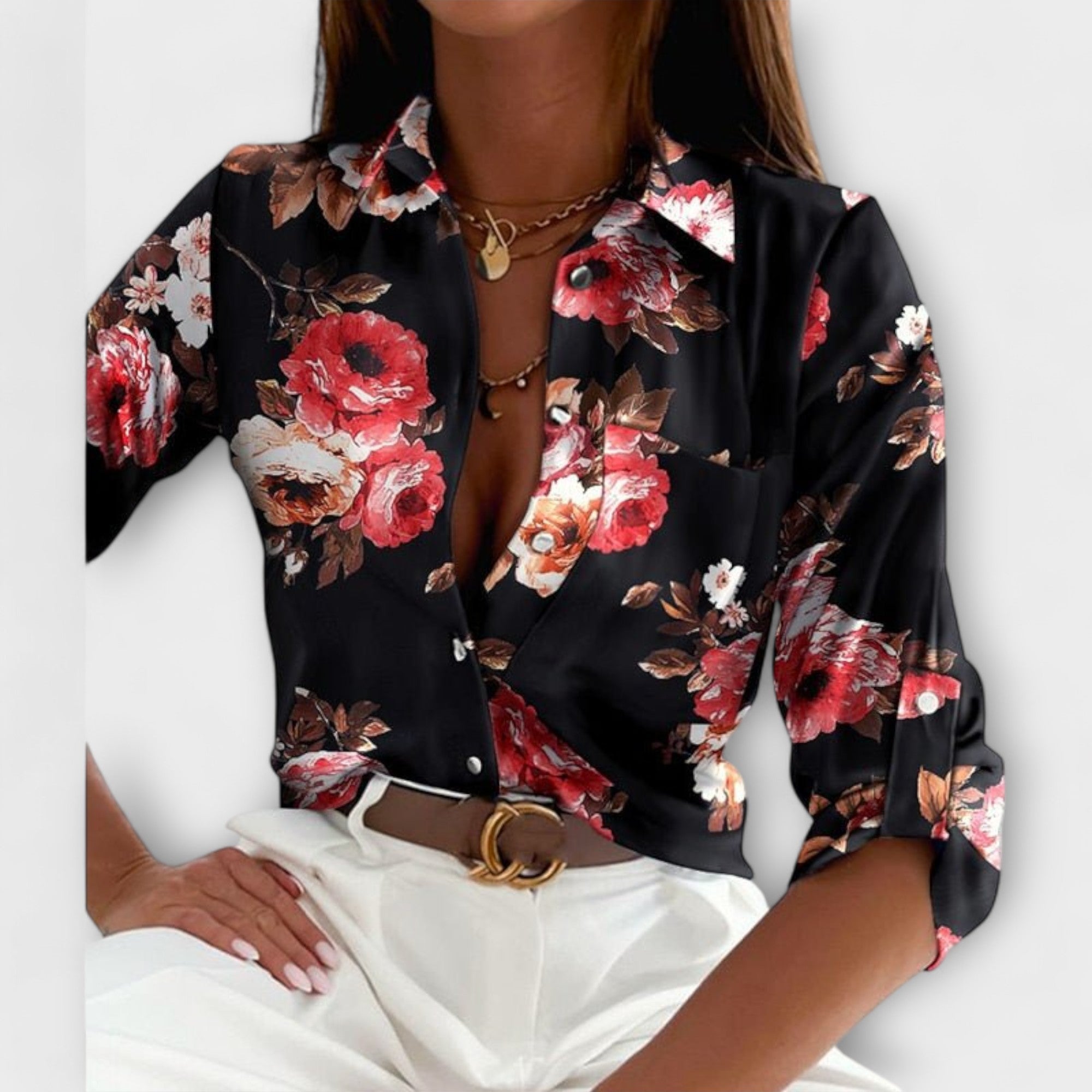 Blouse avec col classique