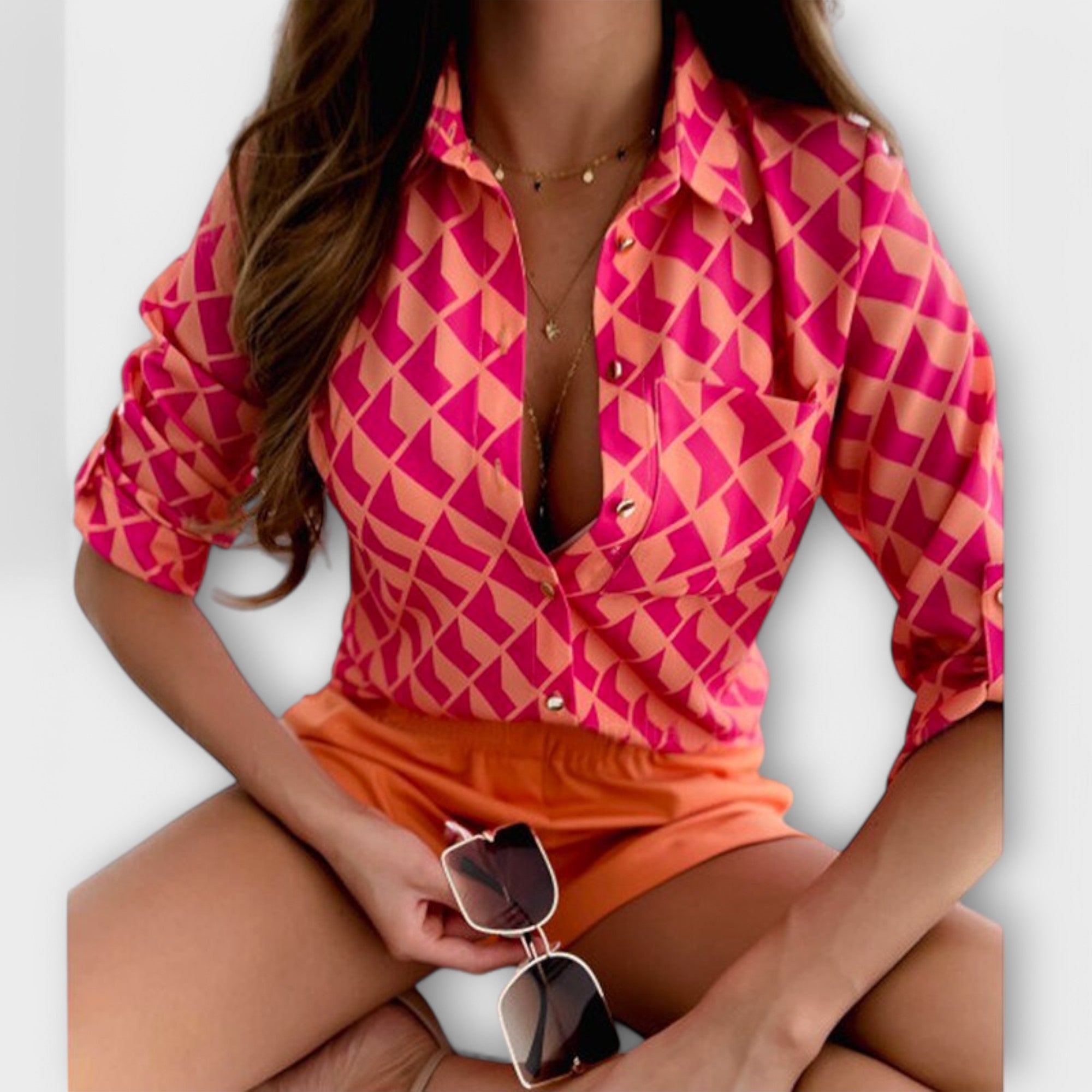 Blouse avec col classique