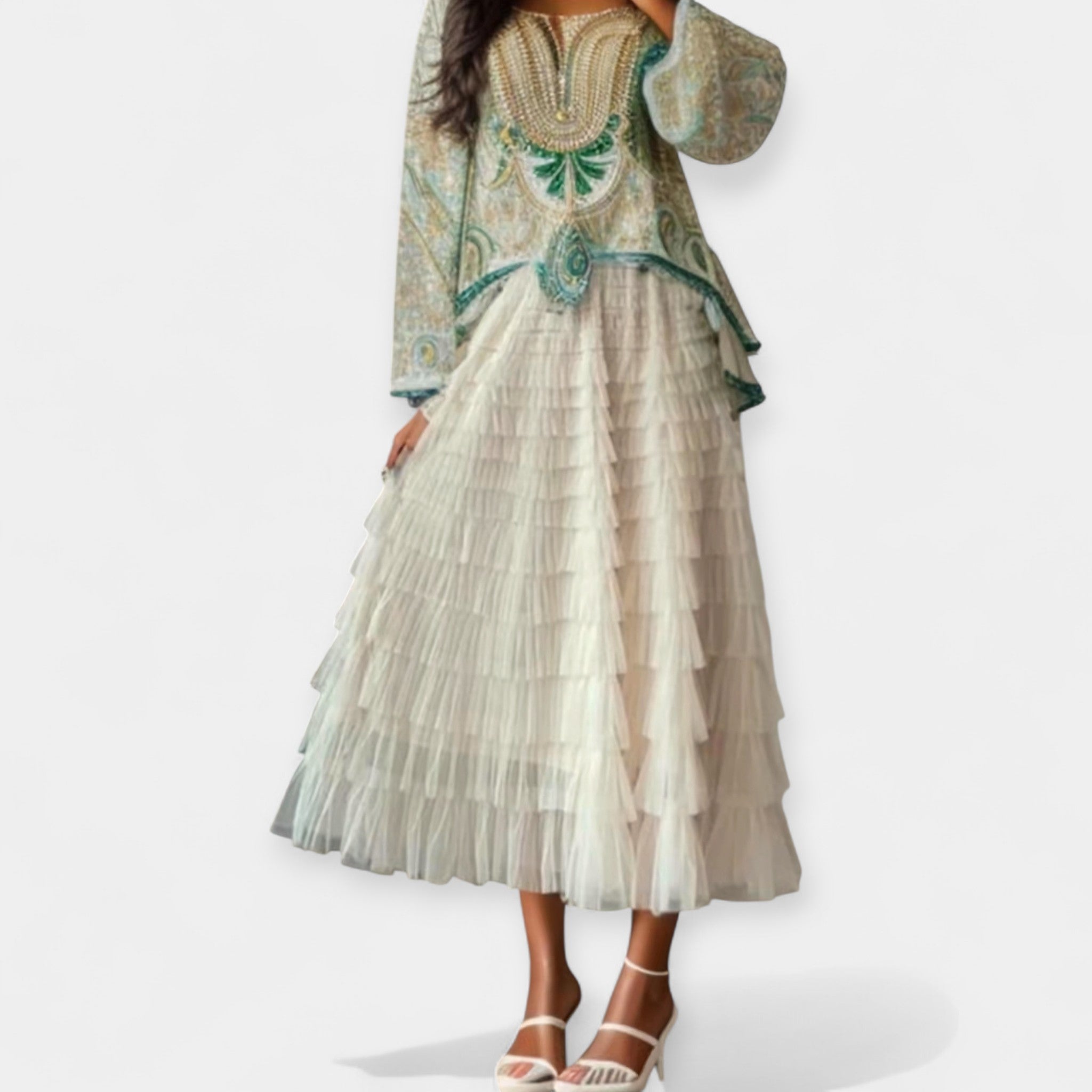 Jupe en Tulle avec Volume et Élégance