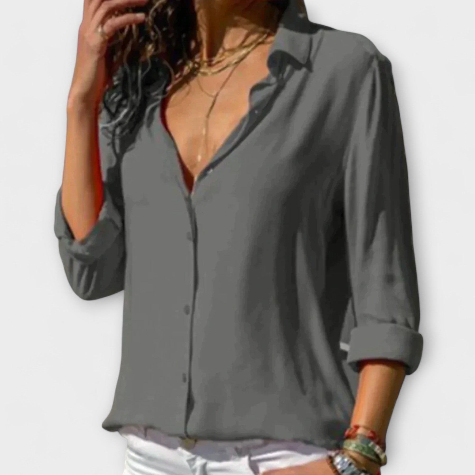 Monias - Blouse en Satin