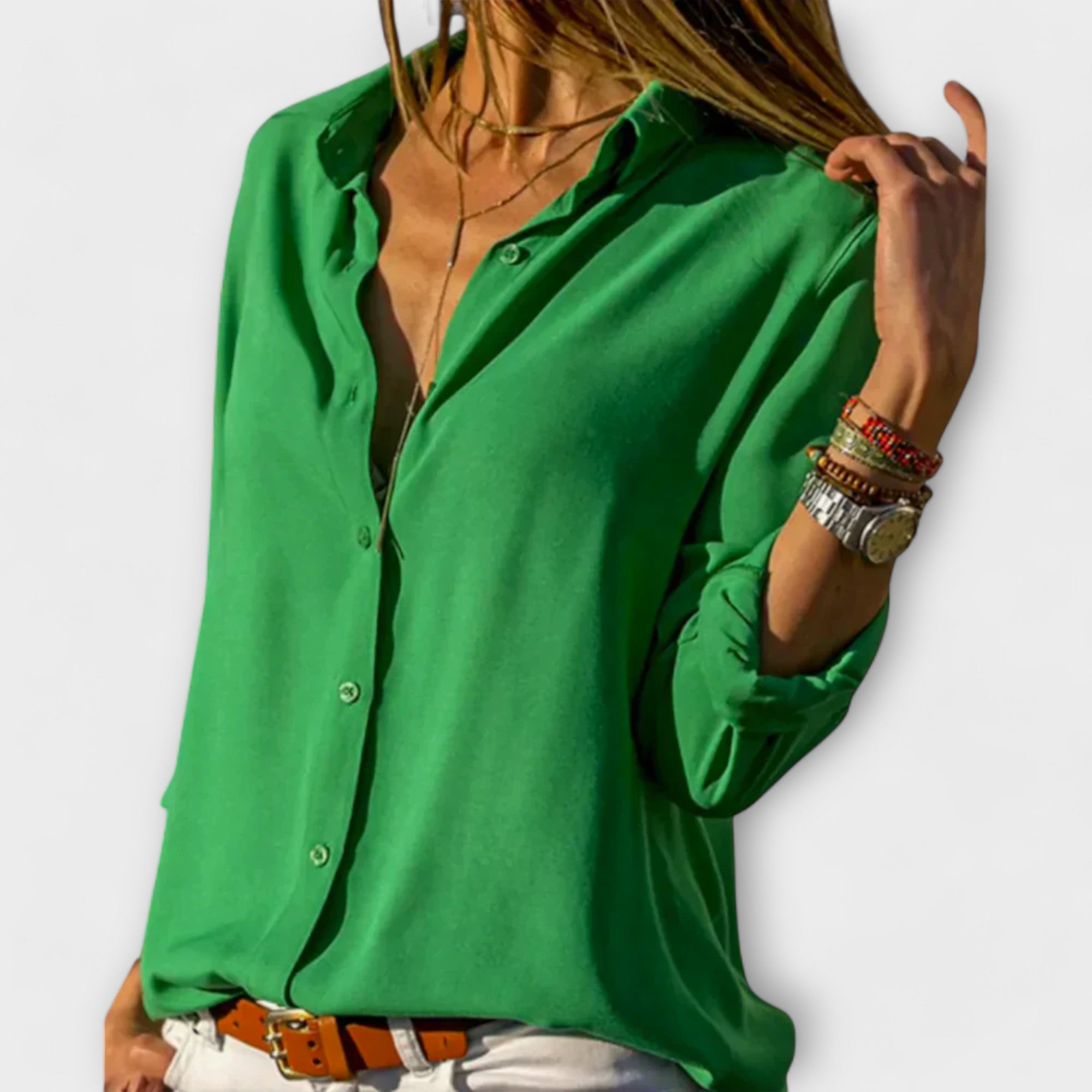 Monias - Blouse en Satin