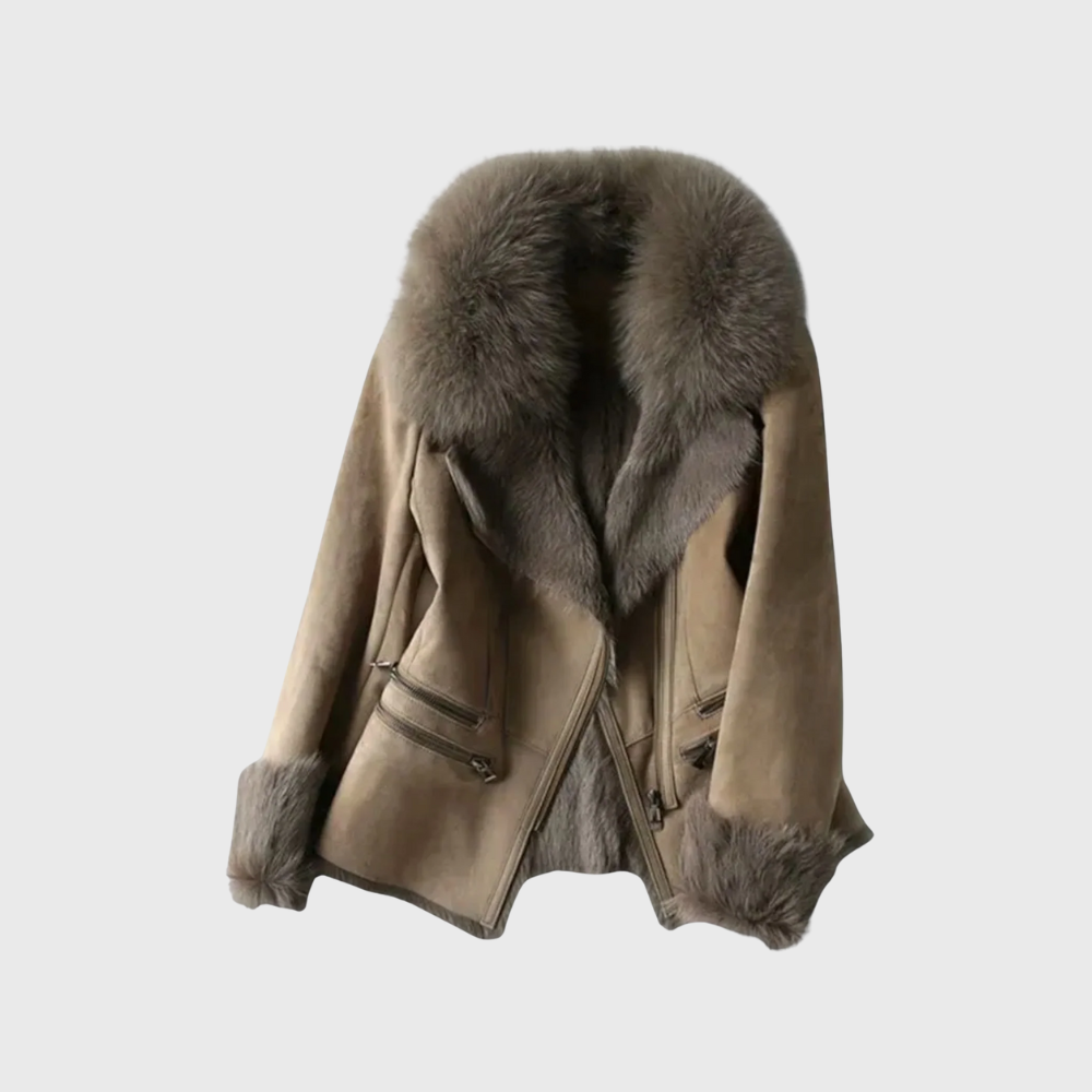 Veste en cuir de mouton