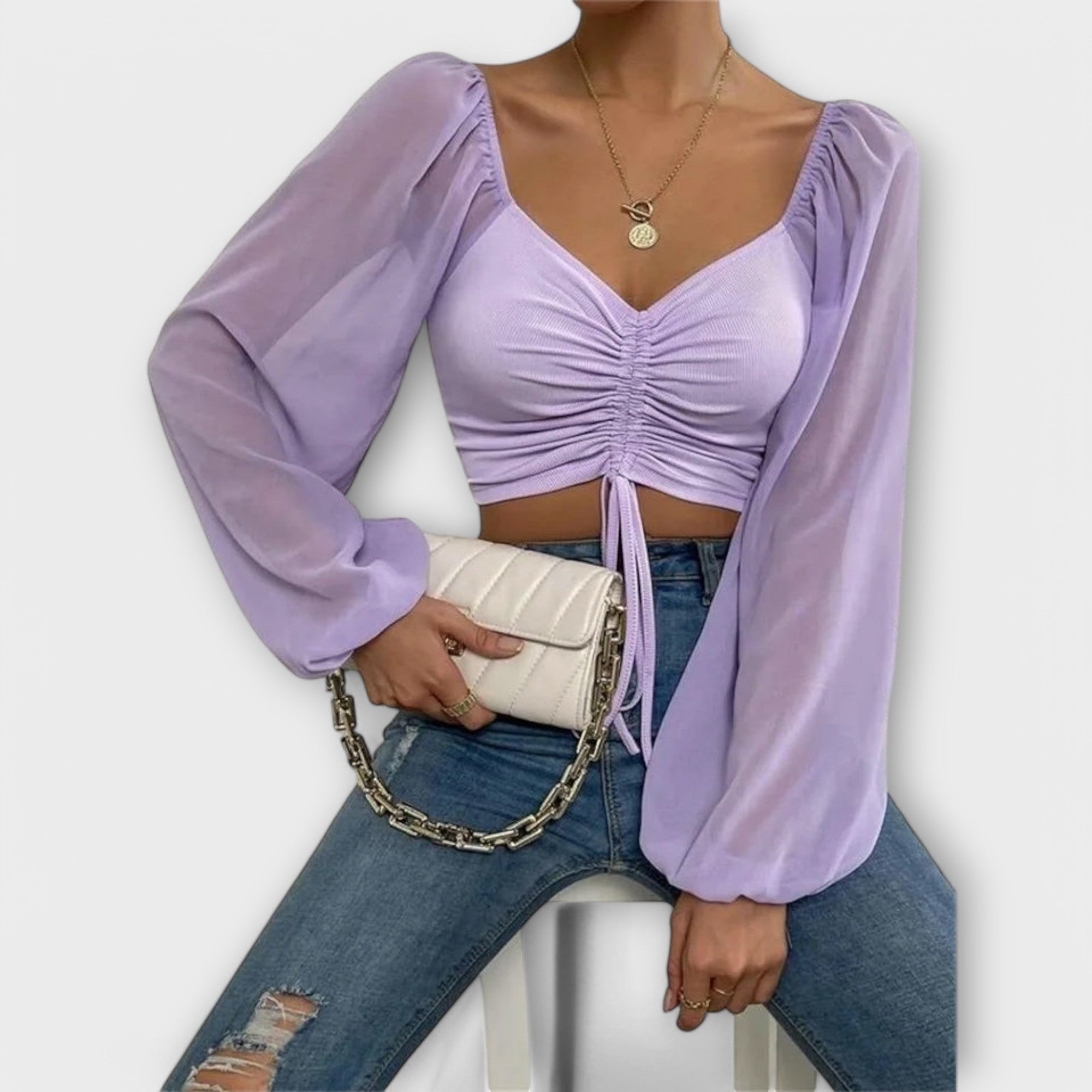 Jacqueline - Blouse de Soirée Polyvalente