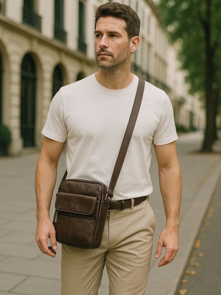 Tobias™ | Sac en Cuir Croisé