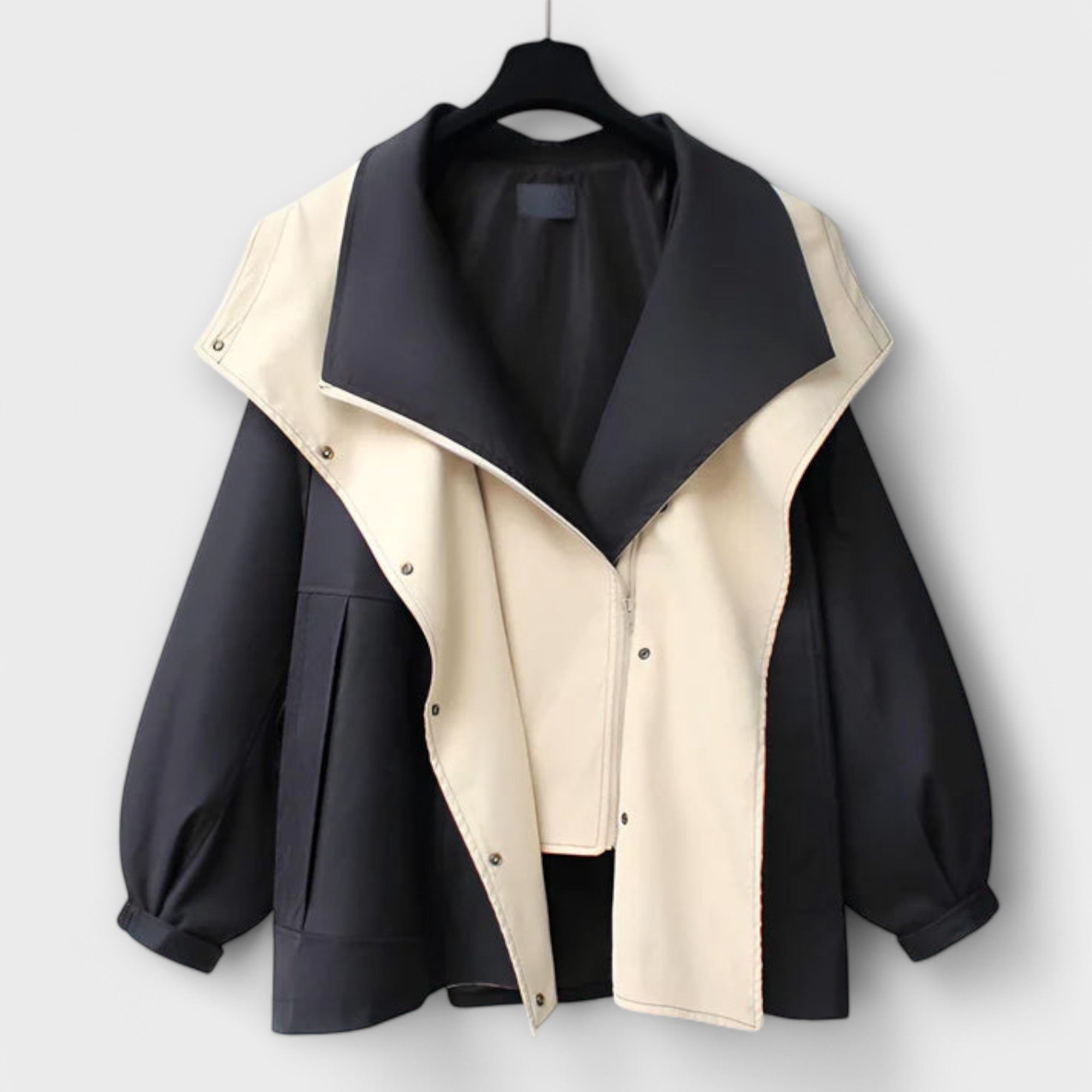 Manteau Trench avec Fonctionnalité Imperméable